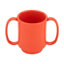 G.E.T - Healthcare 8 oz Rio Orange Two Handle Mug (24 Per Case) - SN-103-RO