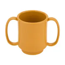 G.E.T - Healthcare 8 oz Tropical Yellow Two Handle Mug (24 Per Case) - SN-103-TY
