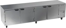 Beverage-Air - 119" Mobile Undercounter Refrigerator w/ 4 Solid Swing Doors - UCR119AHC