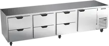 Beverage-Air - 119" Mobile Undercounter Refrigerator w/ 1 Solid Swing Door & 6 Drawers - UCRD119AHC-6
