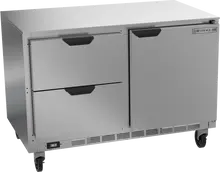 Beverage-Air - 48" Mobile Undercounter Refrigerator w/ 1 Solid Swing Door & 2 Drawers - UCRD48AHC-2