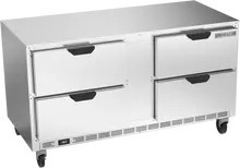 Beverage-Air - 60" Mobile Undercounter Refrigerator w/ 4 Drawers - UCRD60AHC-4