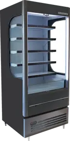 Beverage-Air - 35" VueMax Grey Open Air Merchandiser - VMHC-12-1-G