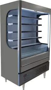 Beverage-Air - 52" VueMax Grey Open Air Merchandiser - VMHC-18-1-G