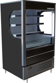 Beverage-Air - 35" VueMax Black Open Air Merchandiser - VMHC-7-1-B