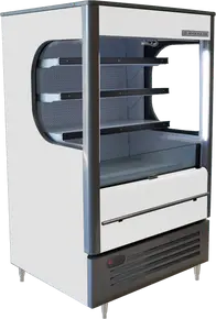 Beverage-Air - 35" VueMax White Open Air Merchandiser -VMHC-7-1-W