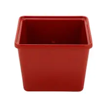G.E.T - 64 oz Red Sensation Melamine Square Crock (6 Per Case) - ML-149-RSP
