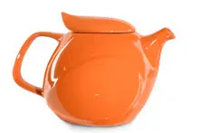 GurglePot - Tangerine  40 OZ Chirpy Pot Teapot