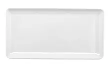 G.E.T - Midtown 11.5" x 6" White Rectangular Coupe Platter (12 Per Case) - CS-1156-W