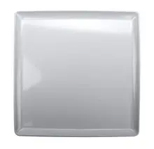 G.E.T - Midtown 12" x 12" White Square Coupe Plate (12 Per Case) - CS-1212-W