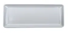 G.E.T - Midtown 14" x 5.5" White Rectangular Coupe Platter (12 Per Case) - CS-1405-W