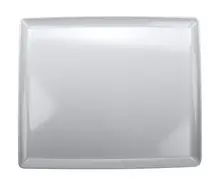 G.E.T - Midtown 14" x 11.5" White Rectangular Coupe Platter (6 Per Case) - CS-1411-W