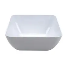 G.E.T - Midtown 6 Qt White Square Large Display Bowl (3 Per Case) - CS-1920-W
