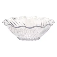 G.E.T - Dessert Time 6 oz Clear SAN Plastic Dessert Dish (48 Per Case) - DD-60-CL