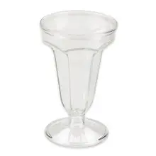 G.E.T - Dessert Time 5 oz Clear SAN Plastic Dessert Dish (24 Per Case) - ICM-24-CL