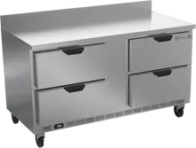 Beverage-Air - 60" Mobile Worktop Freezer w/ 4 Drawers - WTFD60AHC-4