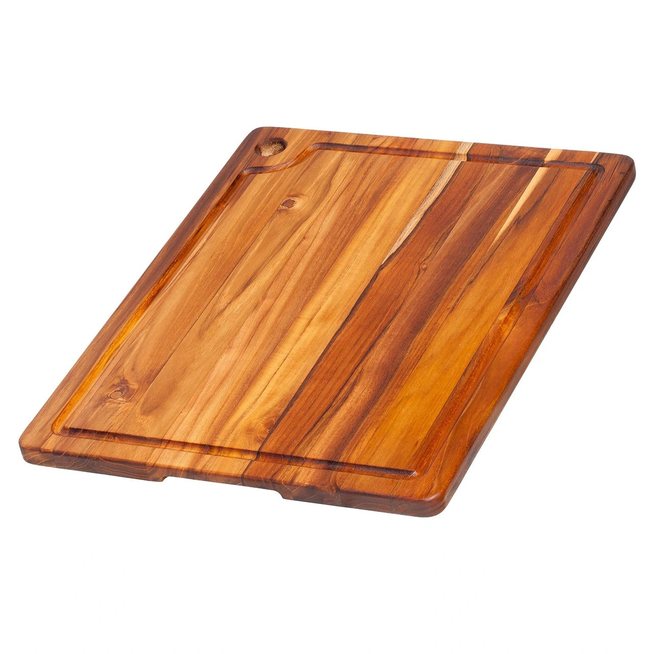 Pro Teak - Rectangular Cutting Board with Juice Canal 18" x 14" - TH517