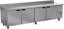 Beverage-Air - 119" Mobile Worktop Refrigerator w/ 4 Solid Swing Doors - WTR119AHC