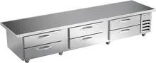 Beverage-Air - 112" Chef Base Refrigerator w/ 6 Drawers & Overhang - WTRCS112HC-120