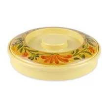 G.E.T - Viva Mexico 7.75" Venetian Tortilla Server W/ Lid (24 Per Case) - TS-800-VN