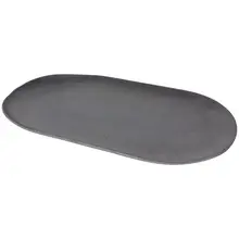 Now Designs - Fresco Melamine Graphite 17" x 10" Platter