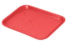 G.E.T - Serving Trays 14" x 10.75" Red Fast Food Tray (24 Per Case) - FT-14-R