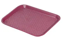 G.E.T - Serving Trays 16.25" x 12" Burgundy Fast Food Tray (24 Per Case) - FT-16-BU