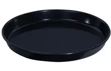 G.E.T - Serving Trays 12" Black Round Tray (12 Per Case) - ST-13-BK