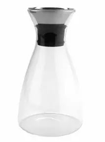 G.E.T - 38 oz Glass Decanter W/ Dripless Lid (9 Per Case) - GL-CRF-42