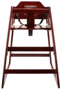 G.E.T - 19" x 19" x 29" Mahogany High Chair - HC-100-MOD-M2