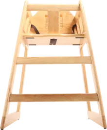 G.E.T - 19" x 19" x 29" Natural High Chair - HC-100-MOD-N2