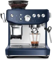 Breville - The Barista Express Impress Damson Blue Espresso Machine