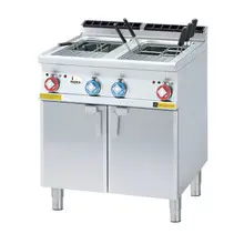 Arcobaleno - Elettra Double Tank 7+7 Gallon Electric Pasta Cooker - APCE28D