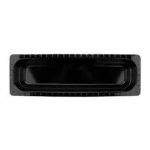 G.E.T - 20.4" x 6.5" Black Half-Long Insert Pan (6 Per Case) - ML-158-BK
