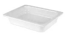 G.E.T - 12.5" x 10.25" White Half-Size Insert Pan (3 Per Case) - ML-18-W