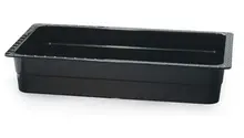 G.E.T - 13.25" x 21" Black Full-Size Insert Pan (3 Per Case) - ML-22-BK