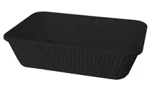 G.E.T - 10" x 8.75" Black Casserole Dish (3 Per Case) - ML-177-BK