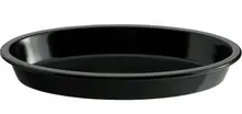 G.E.T - 12.5" x 7" Black Oval Casserole Dish (6 Per Case) - ML-182-BK