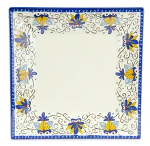 G.E.T - Santa Lucia 12" Square Plate (6 Per Case) - ML-90-SL