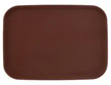 G.E.T - Serving Trays 10" x 14" Brown Rectangular Non-Skid Serving Tray (12 Per Case) - NS-1014-BR