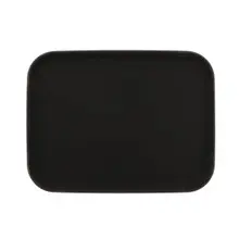 G.E.T - Serving Trays 12" x 16" Black Rectangular Non-Skid Serving Tray (12 Per Case) - NS-1216-BK