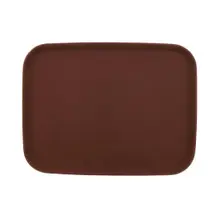 G.E.T - Serving Trays 15" x 20" Brown Rectangular Non-Skid Serving Tray (12 Per Case) - NS-1520-BR