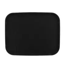 G.E.T - Serving Trays 16" x 22" Black Rectangular Non-Skid Serving Tray (12 Per Case) - NS-1622-BK