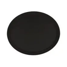 G.E.T - Serving Trays 31" x 25" Black Oval Non-Skid Serving Tray (6 Per Case) - NS-3100-BK