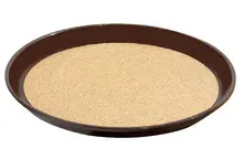G.E.T - Serving Trays 16" Brown Round Cork Lined Tray (12 Per Case) - RCT-16-BR