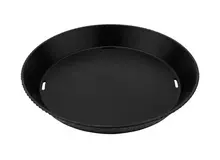 G.E.T - 12" Black Round Basket (12 Per Case) - RB-891-BK