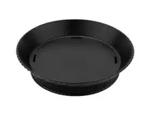 G.E.T - 9" Black Round Basket (12 Per Case) - RB-892-BK