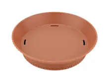 G.E.T - 9" Terracotta Round Basket (12 Per Case) - RB-892-TER