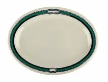 G.E.T - Freeport 12" x 9" Oval Platter (12 Per Case) - OP-120-FP