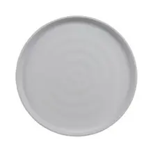 G.E.T - Roca Matte 11" White / Gray Matte Dinner Plate (12 Per Case) - RP-11-WM/GRM